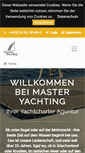 Mobile Screenshot of master-yachting.de